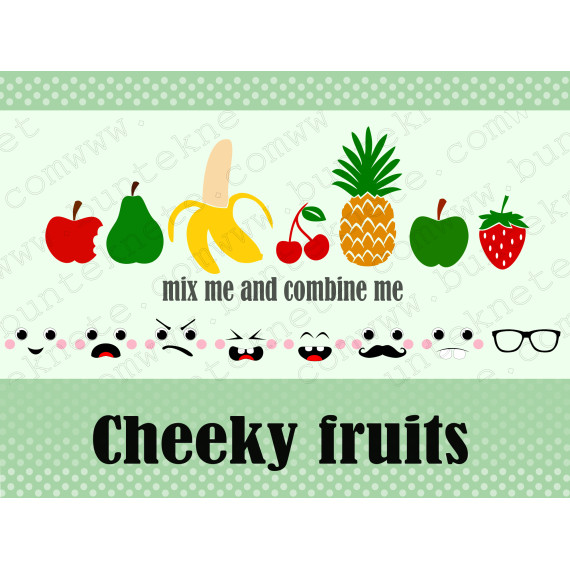 Plotter Datei - Cheeky Fruits